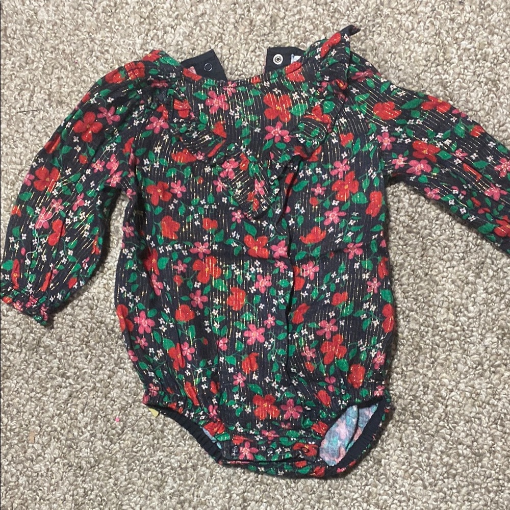 Floral Baby Onesie